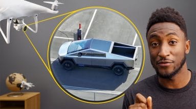 On New Cybertruck Updates from Drone Footage...
